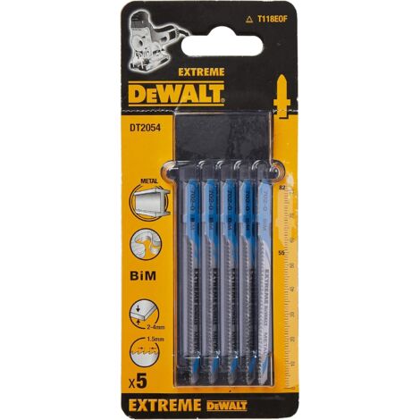 Hoja de sierra alternativa DeWalt DT2054-QZ HSS 83 mm 1,5 mm 5 piezas Metal