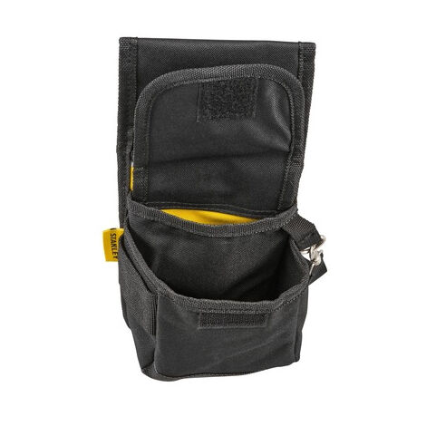 STANLEY 1-93-329 - Portaherramientas de Nylon para cinturón, Negro/ Amarillo