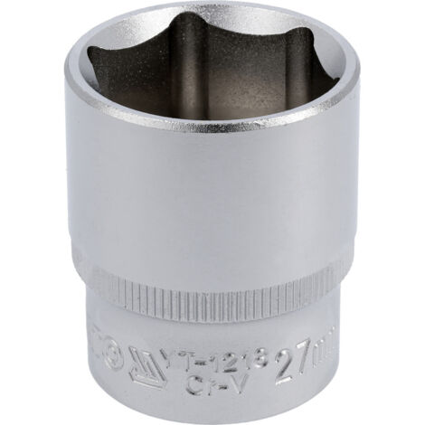 YATO YT-1218-27mm casquillo de 1/2 "6 pt cv regulares (1/2)