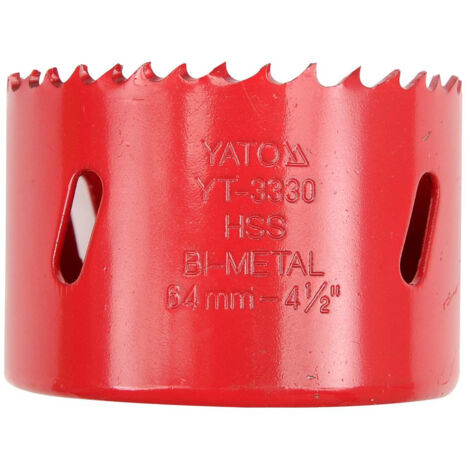 Sierra de corona bimetálica Yato 46 mm 3322 (1/2)