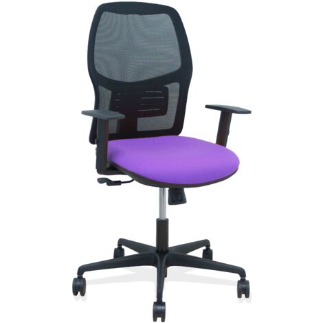 Silla Alfera sincro malla negra bali lila brazo regulable (1/2)
