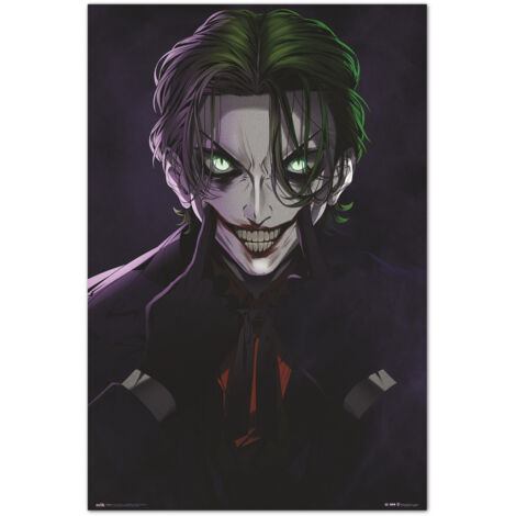 Grupo Erik Poster DC Comics Joker Anime - Lamina decorativa Joker/Póster Joker Anime - Póster