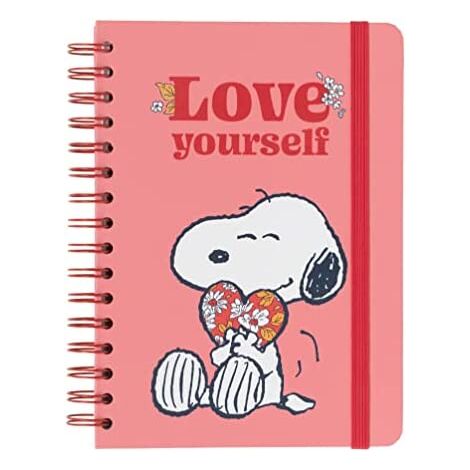 Grupo Erik Cuaderno Snoopy Love Yourself - Cuaderno A5 - Cuaderno ...