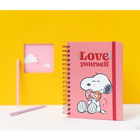 Grupo Erik Cuaderno Snoopy Love Yourself - Cuaderno A5 - Cuaderno ...
