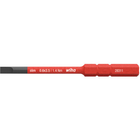 Wiha Bit slimBit electric Ranurado 3.5 mm x 75 mm (41159)