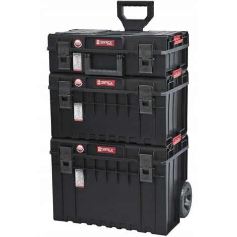 Qbrick System One 2.0 CART Basic Set No. 1 - Caja modular móvil versátil - Juego de cajas de herramientas funcionales Basic 2.0 + CART 2.0