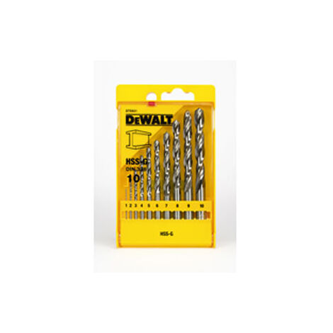 Foret Métal HSS-G DEWALT 2mm - Pointe Pilot Point - Revêtement Oxyde Doré - DT5036-QZ