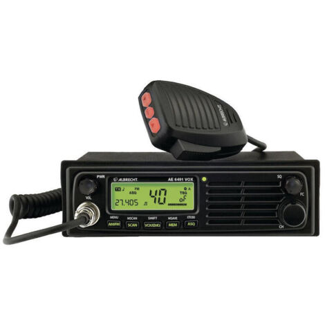 Albrecht Ae 6491 VOX Radio CB de Coche Ae 6491 VOX, CC, 188 mm, 131 mm, 57 mm, LCD, Radio CB de Coche (1/3)