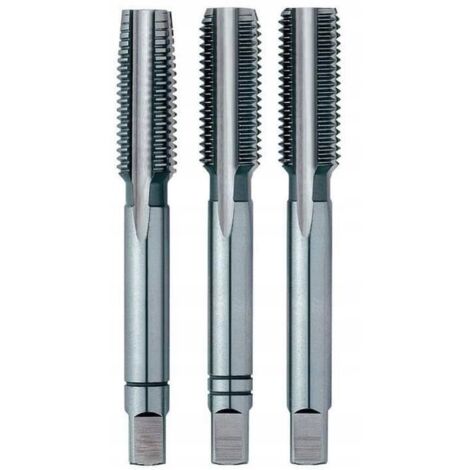 Juego De Machos De Roscar Manuales KS Tools HSS M14x2 - 3 Piezas (inicial, Central Y Final)