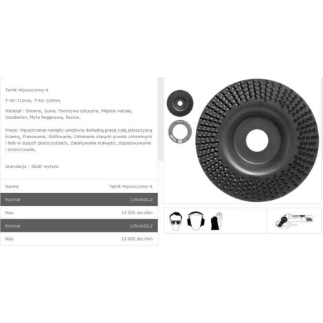 Lima empotrada Tarpol 125mm T-62, ideal para ajustes en áreas empotradas con máxima precisión y suavidad. (1/2)