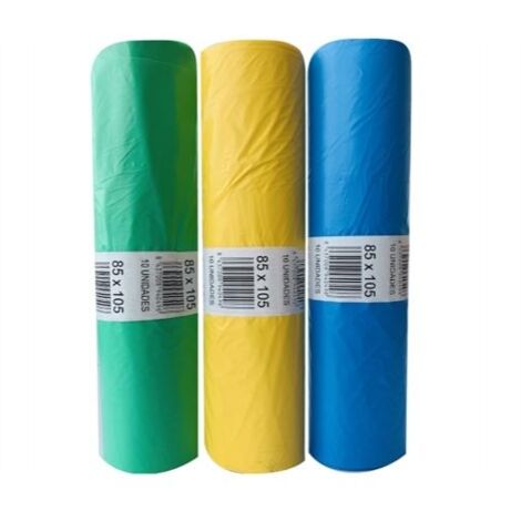 BOLSA DE BASURA COMUNIDAD ELIOT G90 120 L.85X105 VERDE -ROLLO 10U- (1/2)