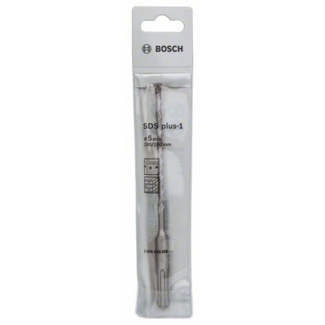 Bosch Broca de martillo profesional SDSplus -1 5 x 100 x 160, 1 pieza, gris, (2608680259-000) (1/2)