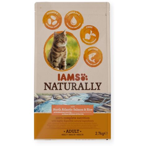 Iams Naturally Adult Hundefutter – Cordero Y Arroz (Lamm & Reis), 2,7 Kg