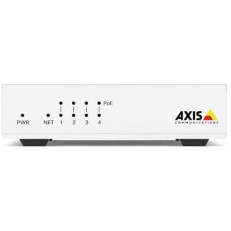 Axis 02101-002 switch No administrado Fast Ethernet (10/100) Energía sobre Ethernet (PoE) Blanco (1/5)