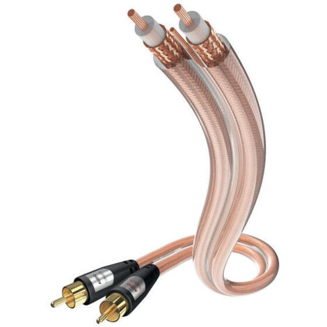 Inakustik 00304107 cable de audio 0,75 m RCA Transparente (1/2)