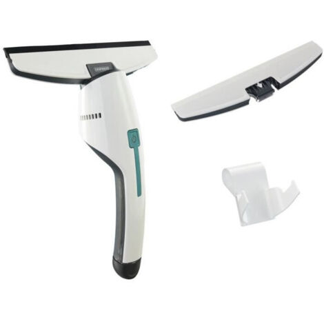 Leifheit Set Aspirador de ventanas Nemo con boquilla para baño, aspirador limpiacristales con soporte de pared, 45 min. de batería (1/5)