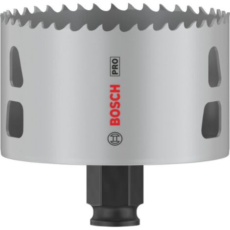 Bosch 1x Sierra de corona PRO Multi Material Power Change Plus (para Madera blanda, Cartón-yeso, Ø 79 mm, Professional Accesorios Taladro)