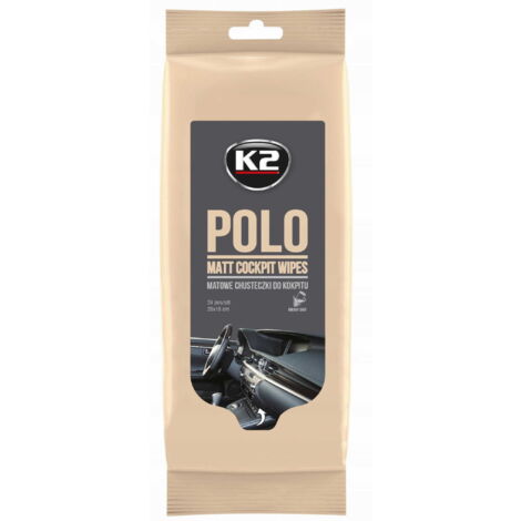 K2 CHUSTECZKI MATOWE DO KOKPITU ENERGY SHOT POLO MATT WIPES 24 SZT. (1/4)