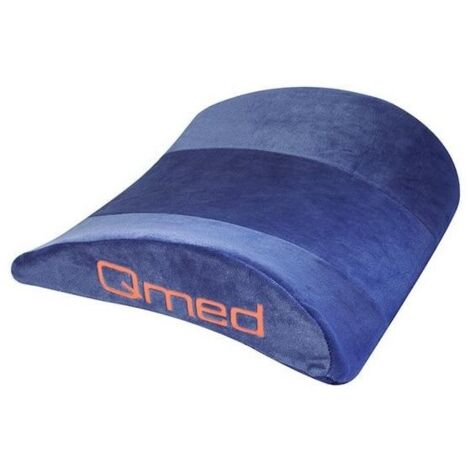 Qmed Lumbar Pillow - Cojín lumbar de 40 x 33 x 12 cm de espuma viscoelástica (55 kg/m3)  Cojín lumbar de apoyo para aliviar la tensión de la columna vertebra (1/3)