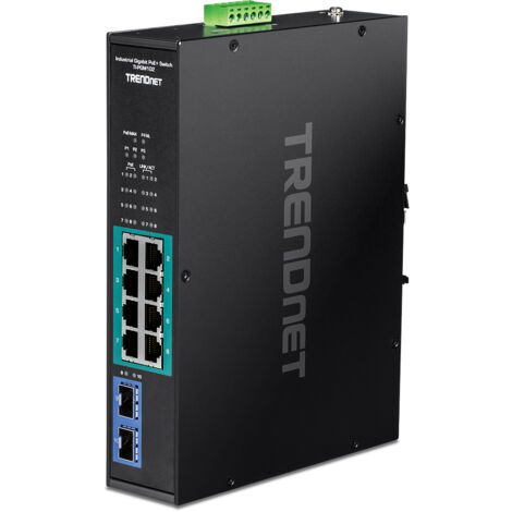 Trendnet TI-PGM102 switch Gigabit Ethernet (10/100/1000) Energía sobre Ethernet (PoE) Negro (1/5)