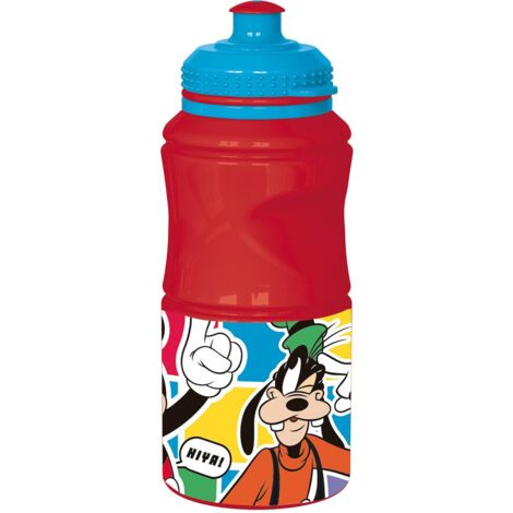 Stor Mickey Mouse Milchflasche 300 Ml – Mit Strohhalm, Offizielles Lizenzprodukt, Für Kinder Ab 2 Jahre
