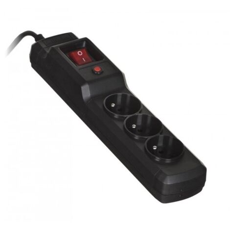 Activejet COMBO 3GN 3M base múltiple 3 salidas AC Interior Negro (1/3)