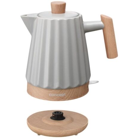 Concept Hervidor Eléctrico de Cerámica, 1,5 L con Enchufe STRIX, 1500 W ...
