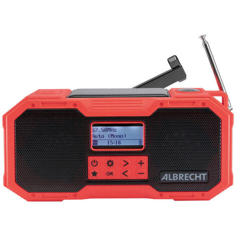 Albrecht DR 112 Digital Negro, Rojo