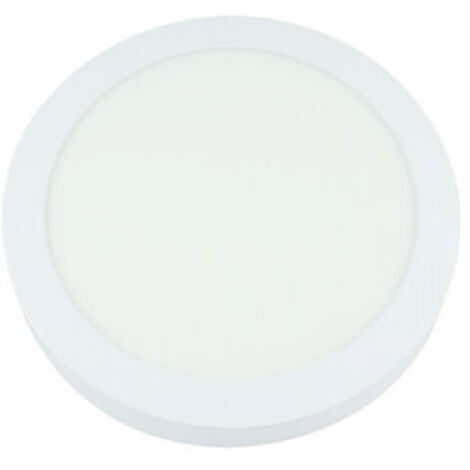 Plafon Led Redondo Niquel Plata 24w Sperficie 81.650/ni/dia (1/2)