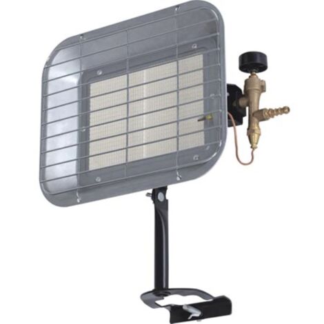 Perel Calentador de terraza sobre gas, butano o propano, 4500 W