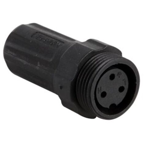 Conectores de audio hembra impermeable de 3 pines 166055