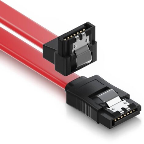 Cable SATA ángulo 90 Clip Seguridad Serial ATA 50 cm (1/4)
