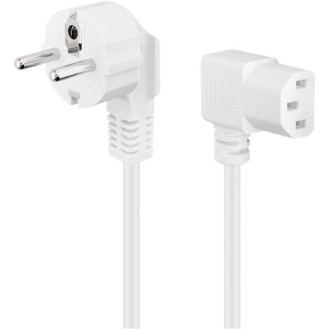 Goobay 96043 cable de transmisión Blanco 1,5 m CEE7/7 C13 acoplador (1/2)
