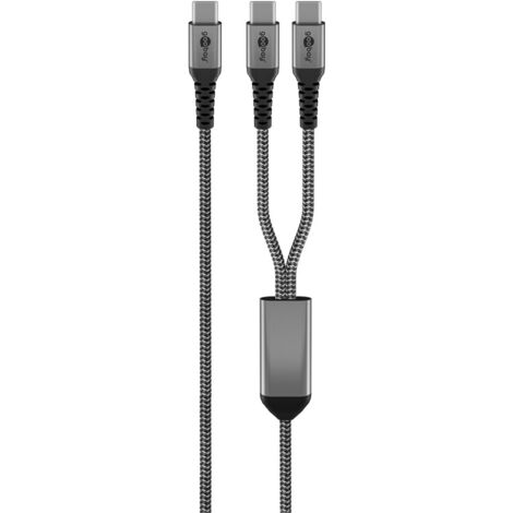 Goobay Cable USB-C 3.1 A USB B Macho/Macho 1m Negro