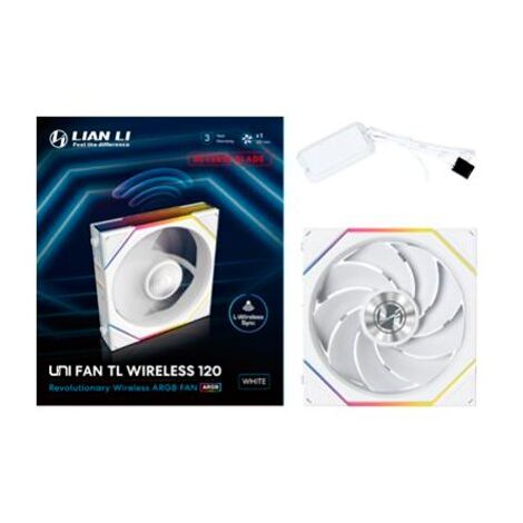 Ventiladores PC Lian Li UNI Fan TL - 120mm, RGB, 3 Unidades, Inalámbricos, PWM, 2600 RPM, Silenciosos