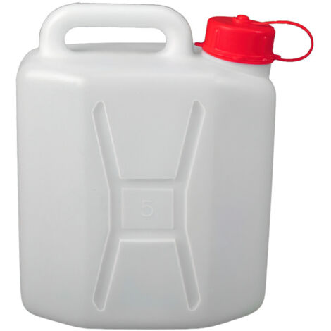 Bidon garrafa plastico alimentario   5 litros