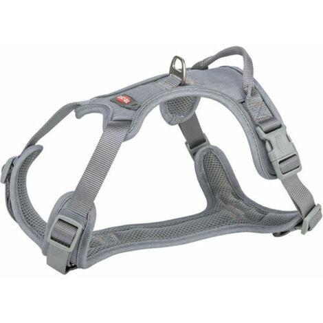 Arnés Para Perro TRIXIE Premium Trekking - Talla M-L, Color Salvia/grafito, Correa Acolchada Y Ajustable