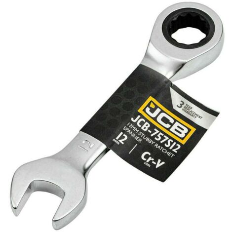 Jcb klucz oczkowy z grzechotką  krótki 12mm (1/2)