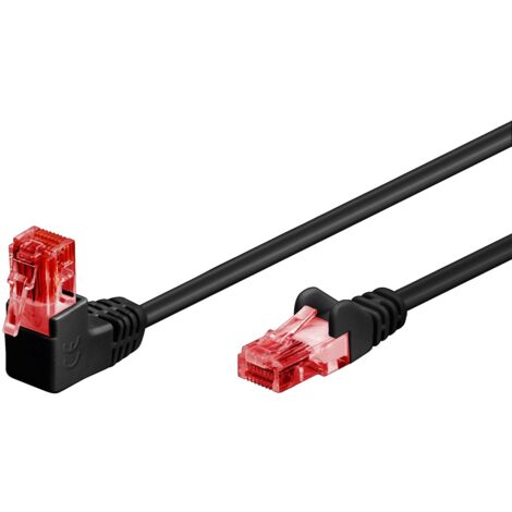 Goobay 51516 cable de red Negro 2 m Cat6 U/UTP (UTP)