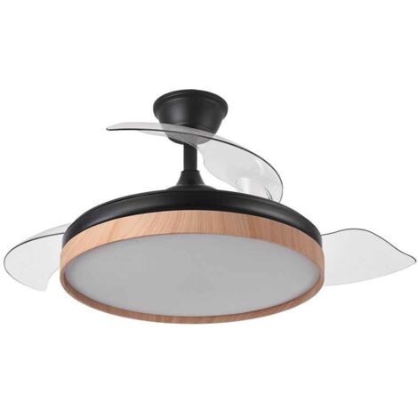 VENTILADOR EVROS NEGRO/HAYA 72W