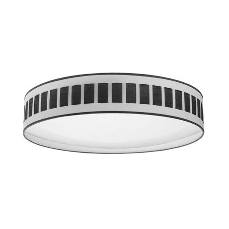 FABRILAMP Plafon 96w Ivanna Blanco-madera Negra 7488lm 3000k,4000k,6500k 14x60x60 Cm (1/2)