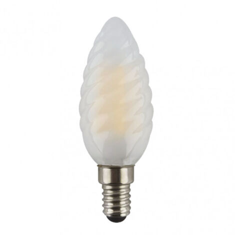 Bombilla vela rizada 4w 3000k fabriplus e14 360lm  9,7x3,4x3,4 cm