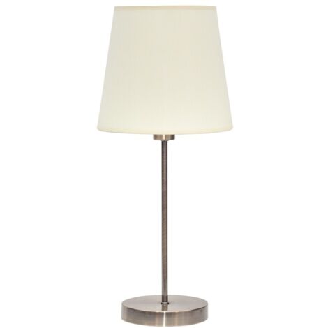 FABRILAMP Lampara Sobremesa Maldivas 1xe14 Cuero/beis 20d (1/2)