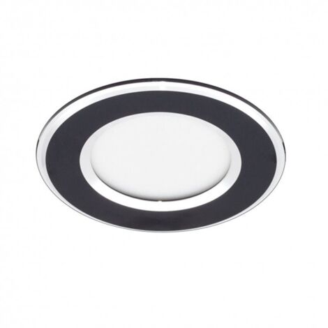 FAB 110581009  Foco Empotrable Samos Negro 5w 6500k 10d 400lm