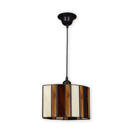 Colgante Alqueria beige regulable 28x22