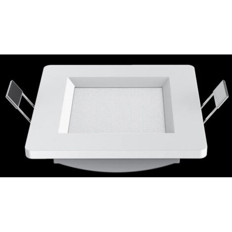 Downlight led intego cuadrado 8w 330lm 3,2x11x11 blanco 4000k corte 9x9 cm