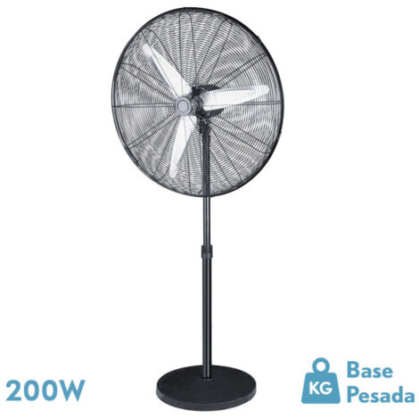 Ventilador De Pie Alarcon 200w Negro