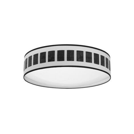 Plafon 72w ivanna blanco-madera negra 5616lm 3000k,4000k,6500k 14x50x50 cm (1/2)