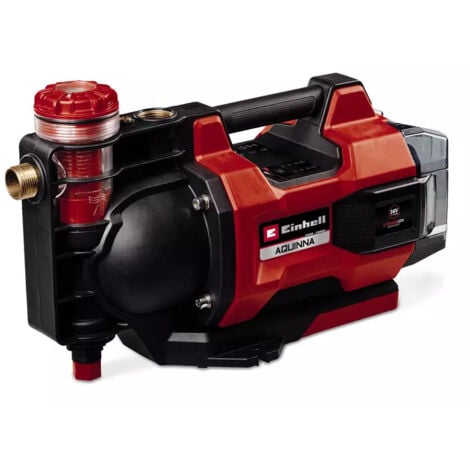 Einhell Bomba de jardín automática con batería AQUINNA 36/38 F LED AUTOMATIC Power X-Change (36 V, máx. 3800 l/h, altura de impulsión máx. 37 m, función automática, ECO/Boost, prefiltro, sin batería)