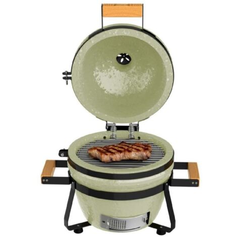 Cecotec – Barbacoa de cerámica para carbón DragonFire 3200 – Resistente hasta 1000 ºC – Diámetro 32 cm – Sistema de ventilación superior (1/3)